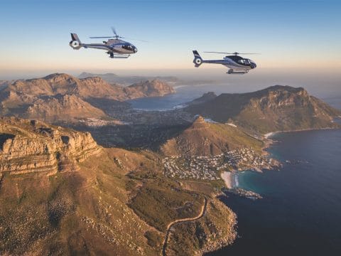 Two Oceans helicopter tour: Airbus H120 over the peninsula